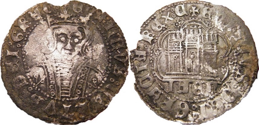 Tipo 16A. Cuarto de Busto de frente del Ordenamiento de Aranda de Duero de 1461 (1) - Imagen 143