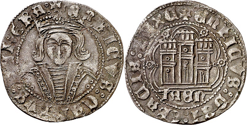 Tipo 16A. Cuarto de Busto de frente del Ordenamiento de Aranda de Duero de 1461 (1) - Imagen 146