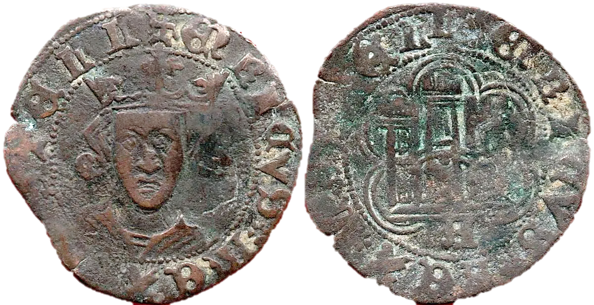 Tipo 16A. Cuarto de Busto de frente del Ordenamiento de Aranda de Duero de 1461 (1) - Imagen 22