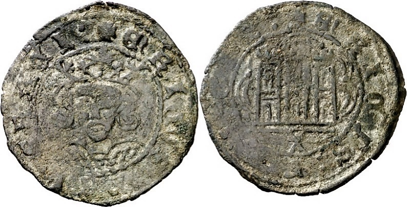 Tipo 16A. Cuarto de Busto de frente del Ordenamiento de Aranda de Duero de 1461 (1) - Imagen 25