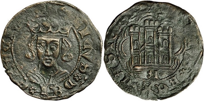 Tipo 16A. Cuarto de Busto de frente del Ordenamiento de Aranda de Duero de 1461 (1) - Imagen 3