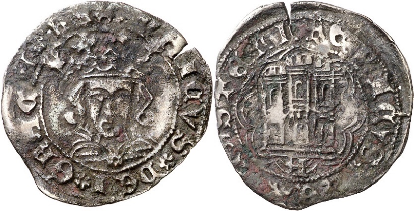 Tipo 16A. Cuarto de Busto de frente del Ordenamiento de Aranda de Duero de 1461 (1) - Imagen 4