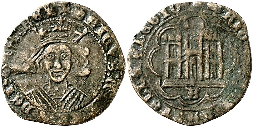 Tipo 16A. Cuarto de Busto de frente del Ordenamiento de Aranda de Duero de 1461 (1) - Imagen 45