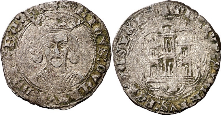 Tipo 16A. Cuarto de Busto de frente del Ordenamiento de Aranda de Duero de 1461 (1) - Imagen 60