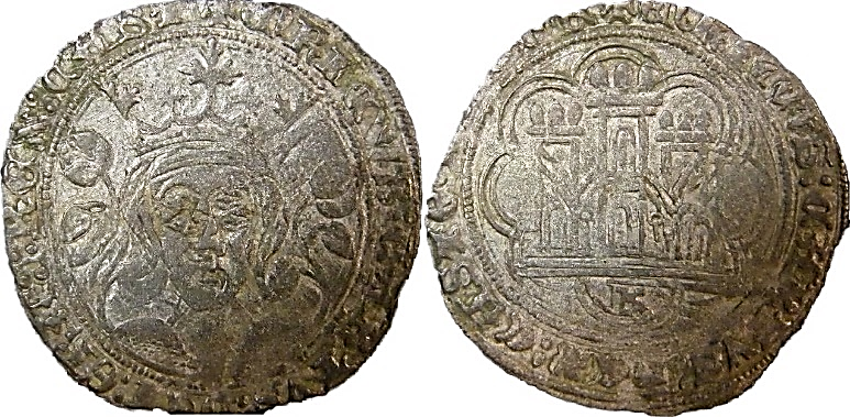 Tipo 16A. Cuarto de Busto de frente del Ordenamiento de Aranda de Duero de 1461 (1) - Imagen 65