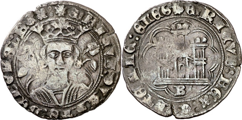 Tipo 16A. Cuarto de Busto de frente del Ordenamiento de Aranda de Duero de 1461 (1) - Imagen 69