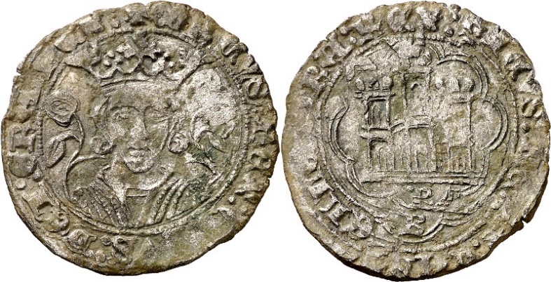 Tipo 16A. Cuarto de Busto de frente del Ordenamiento de Aranda de Duero de 1461 (1) - Imagen 71