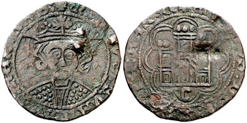 Tipo 16A. Cuarto de Busto de frente del Ordenamiento de Aranda de Duero de 1461 (1) - Imagen 91