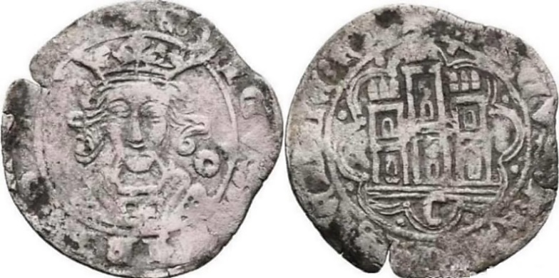 Tipo 16A. Cuarto de Busto de frente del Ordenamiento de Aranda de Duero de 1461 (1) - Imagen 93