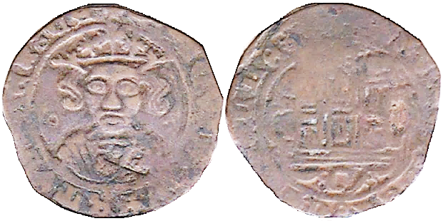 Tipo 16A. Cuarto de Busto de frente del Ordenamiento de Aranda de Duero de 1461 (1) - Imagen 96