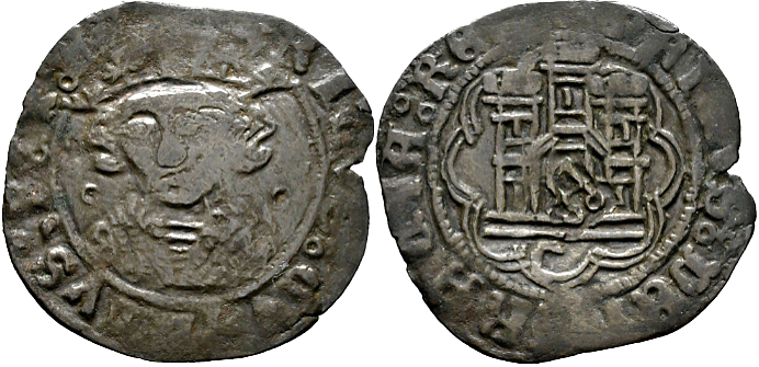 Tipo 16A. Cuarto de Busto de frente del Ordenamiento de Aranda de Duero de 1461 (1) - Imagen 97