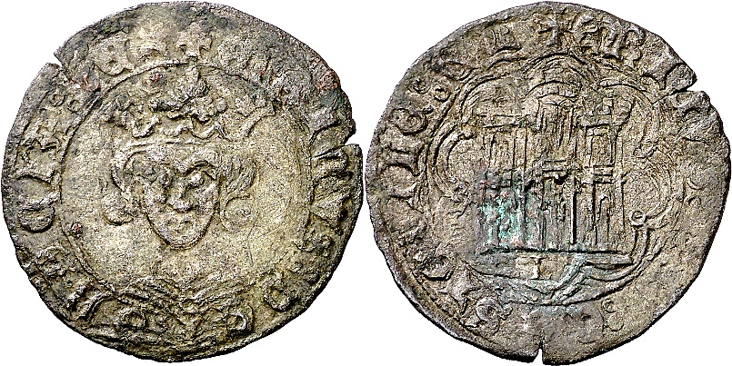 Tipo 16B. Cuarto de Busto de frente del Ordenamiento de Aranda de Duero de 1461 (2) - Imagen 1