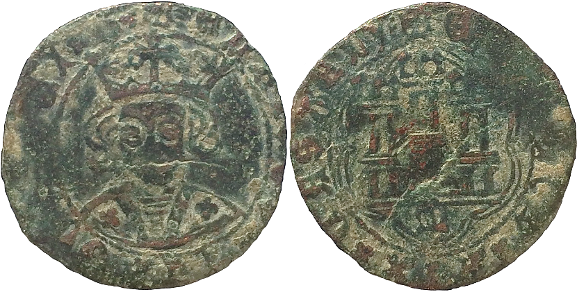 Tipo 16B. Cuarto de Busto de frente del Ordenamiento de Aranda de Duero de 1461 (2) - Imagen 10