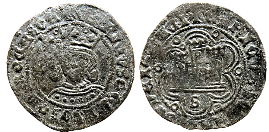 Tipo 16B. Cuarto de Busto de frente del Ordenamiento de Aranda de Duero de 1461 (2) - Imagen 101