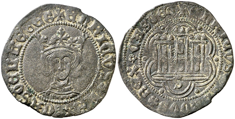 Tipo 16B. Cuarto de Busto de frente del Ordenamiento de Aranda de Duero de 1461 (2) - Imagen 108