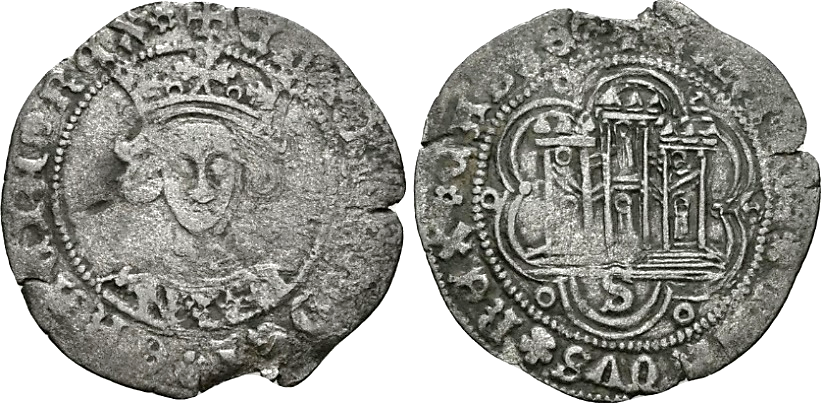 Tipo 16B. Cuarto de Busto de frente del Ordenamiento de Aranda de Duero de 1461 (2) - Imagen 109