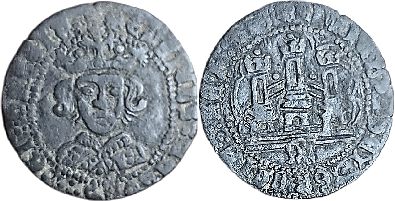 Tipo 16B. Cuarto de Busto de frente del Ordenamiento de Aranda de Duero de 1461 (2) - Imagen 11