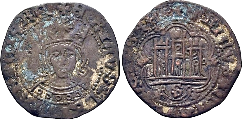 Tipo 16B. Cuarto de Busto de frente del Ordenamiento de Aranda de Duero de 1461 (2) - Imagen 111