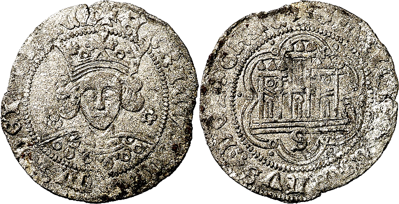 Tipo 16B. Cuarto de Busto de frente del Ordenamiento de Aranda de Duero de 1461 (2) - Imagen 113