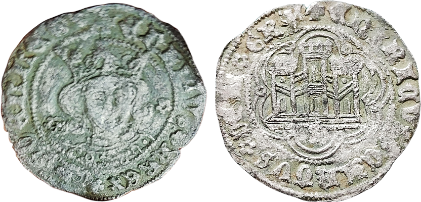 Tipo 16B. Cuarto de Busto de frente del Ordenamiento de Aranda de Duero de 1461 (2) - Imagen 116