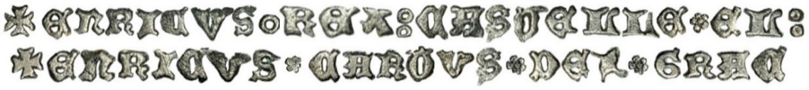 Tipo 16B. Cuarto de Busto de frente del Ordenamiento de Aranda de Duero de 1461 (2) - Imagen 119