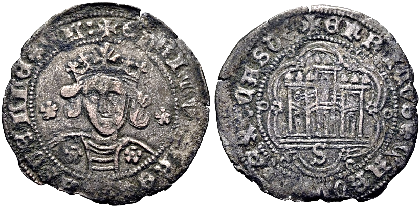 Tipo 16B. Cuarto de Busto de frente del Ordenamiento de Aranda de Duero de 1461 (2) - Imagen 120