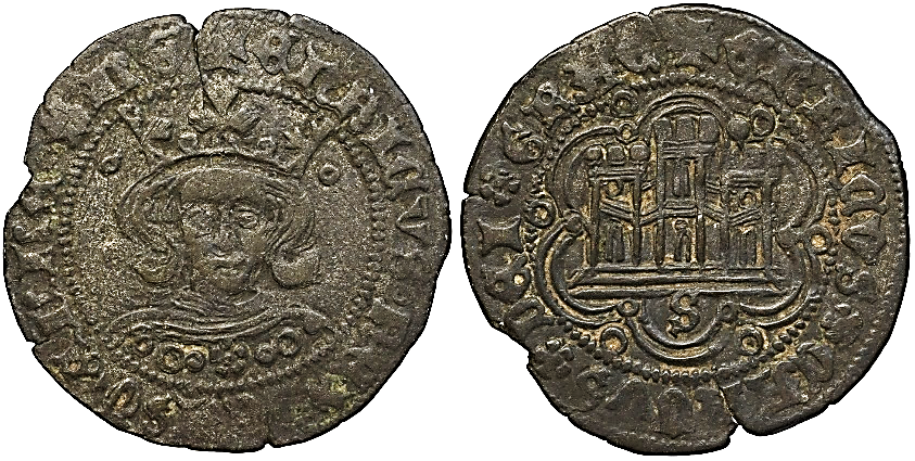 Tipo 16B. Cuarto de Busto de frente del Ordenamiento de Aranda de Duero de 1461 (2) - Imagen 125