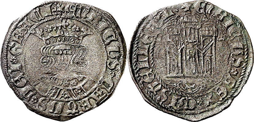 Tipo 16B. Cuarto de Busto de frente del Ordenamiento de Aranda de Duero de 1461 (2) - Imagen 136