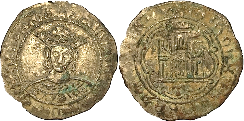 Tipo 16B. Cuarto de Busto de frente del Ordenamiento de Aranda de Duero de 1461 (2) - Imagen 137