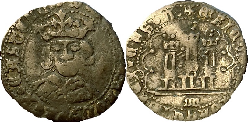 Tipo 16B. Cuarto de Busto de frente del Ordenamiento de Aranda de Duero de 1461 (2) - Imagen 14