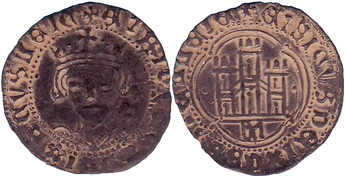 Tipo 16B. Cuarto de Busto de frente del Ordenamiento de Aranda de Duero de 1461 (2) - Imagen 17