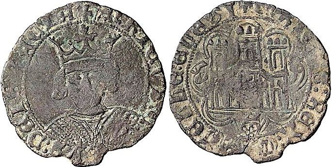 Tipo 16B. Cuarto de Busto de frente del Ordenamiento de Aranda de Duero de 1461 (2) - Imagen 22