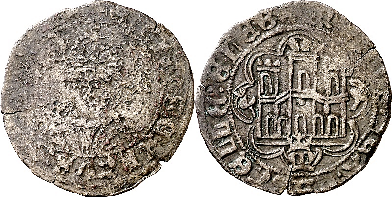 Tipo 16B. Cuarto de Busto de frente del Ordenamiento de Aranda de Duero de 1461 (2) - Imagen 23