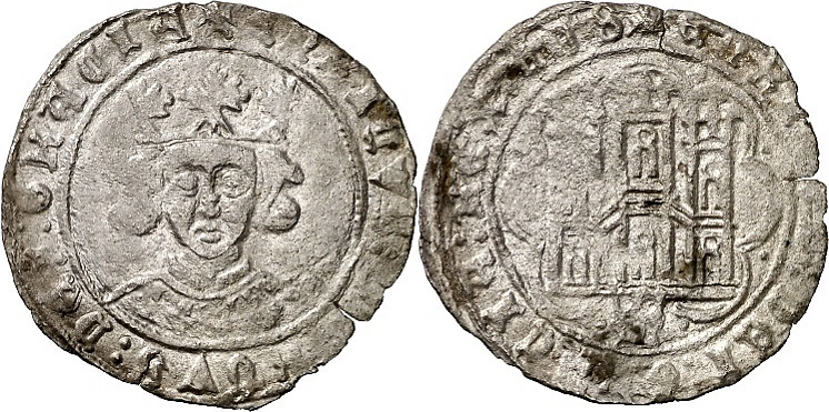 Tipo 16B. Cuarto de Busto de frente del Ordenamiento de Aranda de Duero de 1461 (2) - Imagen 25