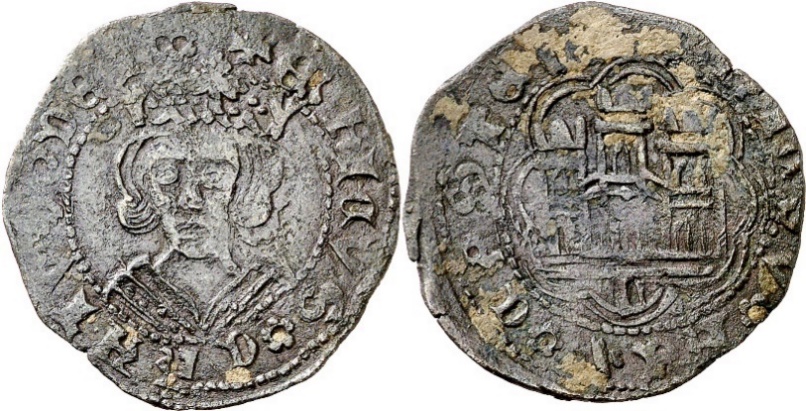 Tipo 16B. Cuarto de Busto de frente del Ordenamiento de Aranda de Duero de 1461 (2) - Imagen 4