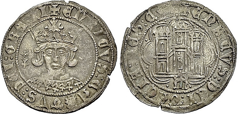 Tipo 16B. Cuarto de Busto de frente del Ordenamiento de Aranda de Duero de 1461 (2) - Imagen 41