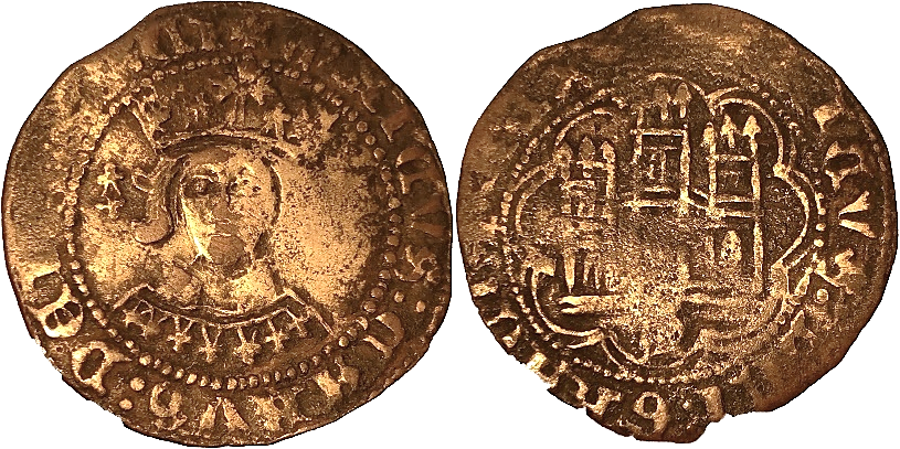 Tipo 16B. Cuarto de Busto de frente del Ordenamiento de Aranda de Duero de 1461 (2) - Imagen 43