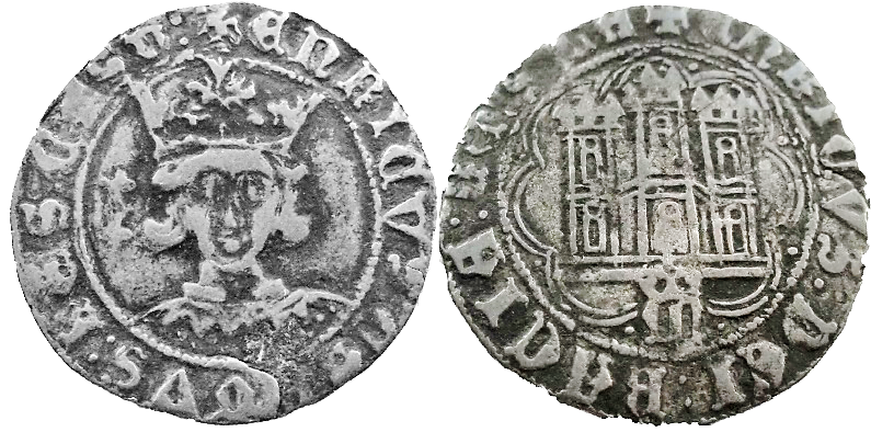 Tipo 16B. Cuarto de Busto de frente del Ordenamiento de Aranda de Duero de 1461 (2) - Imagen 44