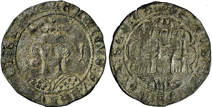 Tipo 16B. Cuarto de Busto de frente del Ordenamiento de Aranda de Duero de 1461 (2) - Imagen 46