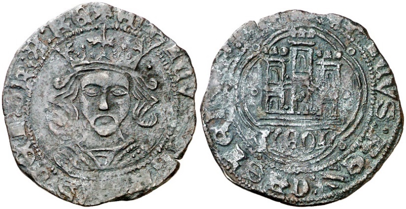 Tipo 16B. Cuarto de Busto de frente del Ordenamiento de Aranda de Duero de 1461 (2) - Imagen 5