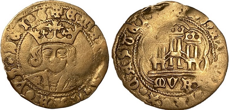 Tipo 16B. Cuarto de Busto de frente del Ordenamiento de Aranda de Duero de 1461 (2) - Imagen 54