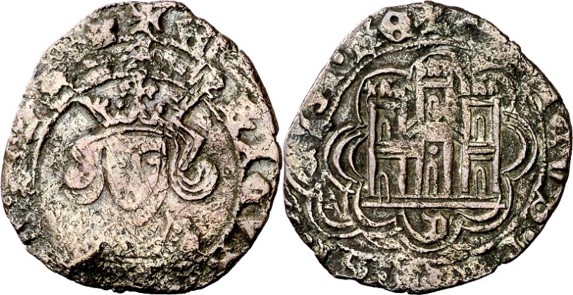 Tipo 16B. Cuarto de Busto de frente del Ordenamiento de Aranda de Duero de 1461 (2) - Imagen 65