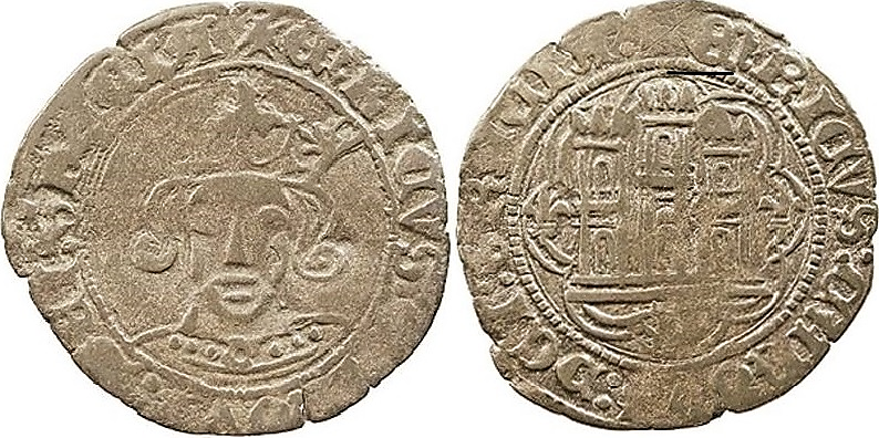 Tipo 16B. Cuarto de Busto de frente del Ordenamiento de Aranda de Duero de 1461 (2) - Imagen 67