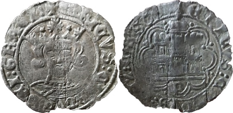 Tipo 16B. Cuarto de Busto de frente del Ordenamiento de Aranda de Duero de 1461 (2) - Imagen 69