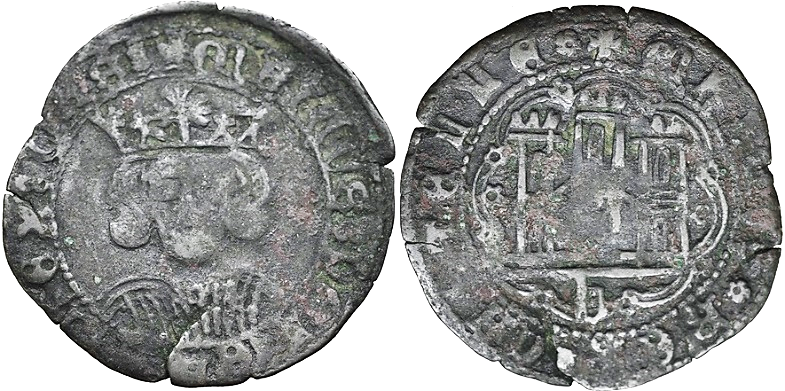 Tipo 16B. Cuarto de Busto de frente del Ordenamiento de Aranda de Duero de 1461 (2) - Imagen 71