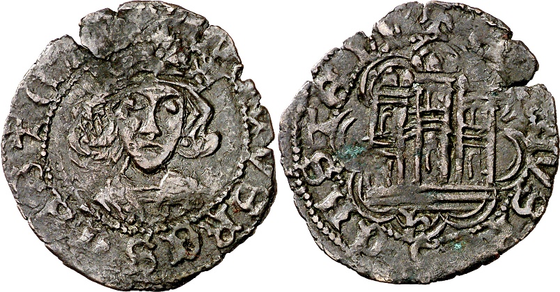 Tipo 16B. Cuarto de Busto de frente del Ordenamiento de Aranda de Duero de 1461 (2) - Imagen 78