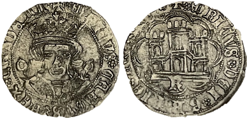 Tipo 16B. Cuarto de Busto de frente del Ordenamiento de Aranda de Duero de 1461 (2) - Imagen 85