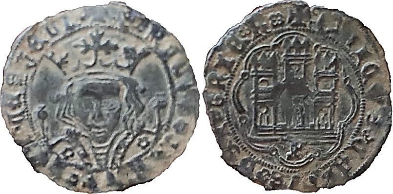 Tipo 16B. Cuarto de Busto de frente del Ordenamiento de Aranda de Duero de 1461 (2) - Imagen 87