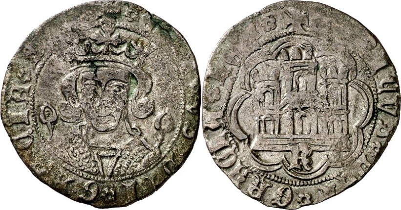 Tipo 16B. Cuarto de Busto de frente del Ordenamiento de Aranda de Duero de 1461 (2) - Imagen 88