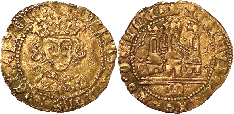 Tipo 16B. Cuarto de Busto de frente del Ordenamiento de Aranda de Duero de 1461 (2) - Imagen 9